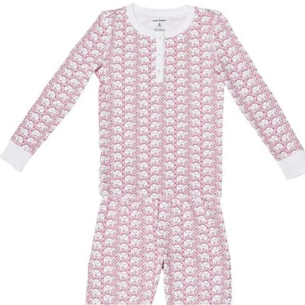 Roberta Roller Rabbit Pink Elephant & Pink Pineapple Sleep Top lot size 4